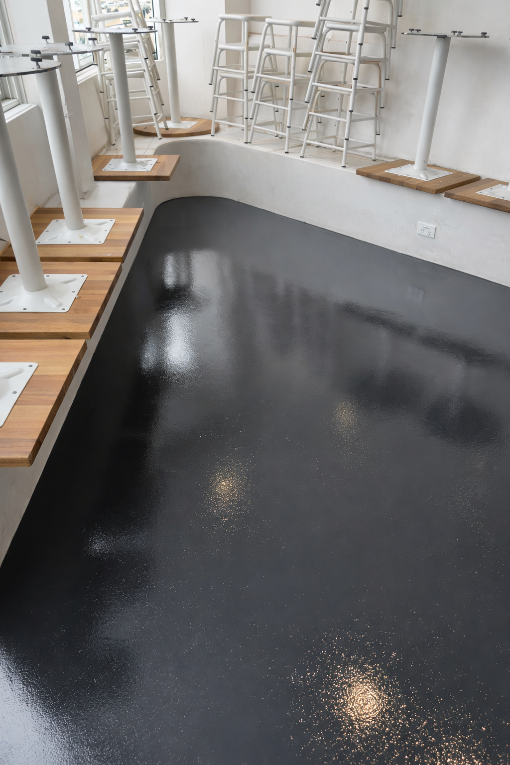 Epoxy Flooring - Coffe Shop